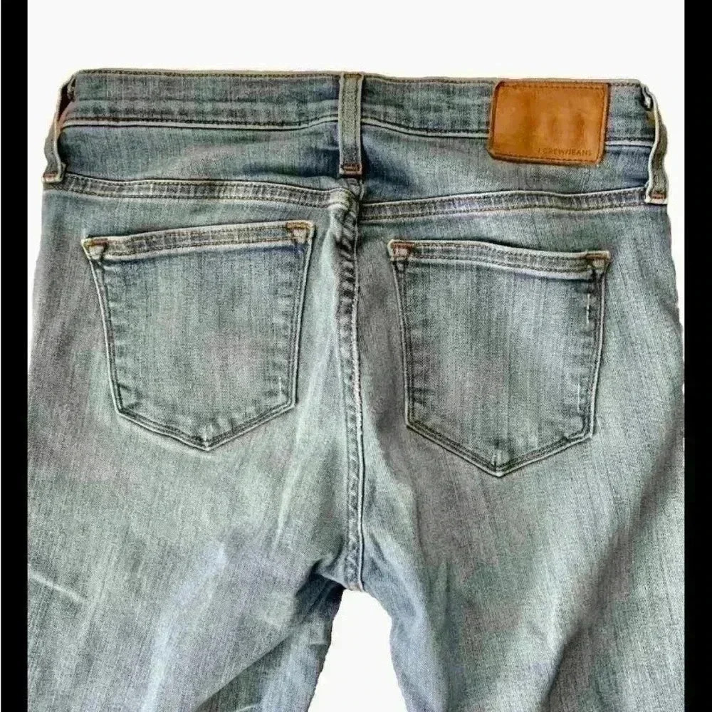 J Crew distressed straight leg jeans size 27 - Picture 2 of 4
